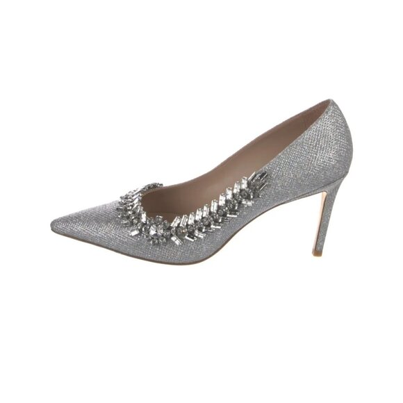 Stuart Weitzman Glitter Accent Pumps Size 9 - Picture 1 of 2